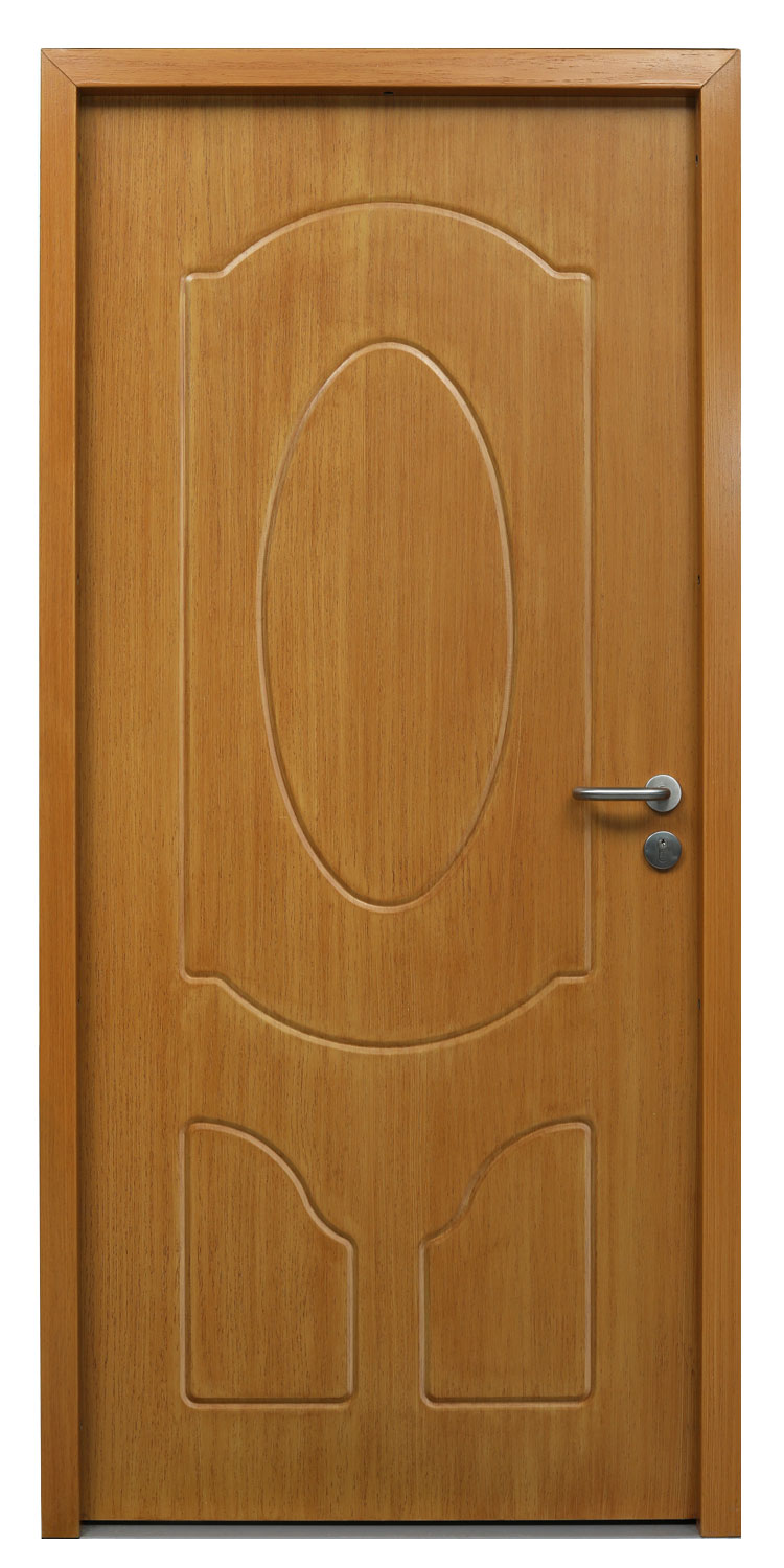 Classic Embossed Wood Grain Finish Steel Doors Wood Finish Steel Doors