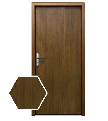 Wood Finish Steel Doors